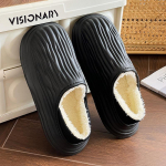 Žiemos &scaron;iltos moteri&scaron;kos &scaron;lepetės Laisvalaikio pliu&scaron;iniai plok&scaron;čiapadžiai Namai Neper&scaron;lampami Neslystantys batai Vidaus Lauke Storos platformos namų &scaron;lepetės 36-37 žalia