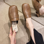 Mados apdangalas kojų pir&scaron;tų &scaron;lepetės Laisvalaikio žemi batai Moteris Mulas Pantofle Prabangūs Mulai Naujos mados Guminės kanopos kulnai &scaron;lepetės &scaron;lepetės 35 smėlis