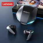Originalios Lenovo XT53 ausinės, belaidės, atnaujintos, Bluetooth 5.4 ausinės, žemos latencijos žaidimų ausinės, triuk&scaron;mo mažinimas, LED ausinės, naujos juoda