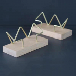 Vizitinių kortelių laikiklis Organizatorius Biuro stalas Vitrinų stovas Atmintinės skaitiklio priedai Stalinė lentyna Namai Medinis kortelių laikiklis Sandėliavimas balta