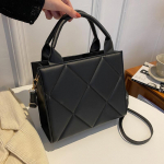 Laisvalaikio didelės talpos moteri&scaron;kos rankinės su vir&scaron;utine rankena Madingos languotos crossbody petinės rankinės moterims Dovana