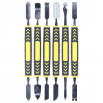 6 vnt. metalinis &bdquo;Spudger&ldquo; dviejų galų &bdquo;Spudger&ldquo; ne&scaron;iojamojo kompiuterio mobiliojo telefono i&scaron;traukimo įrankis buitiniam remontui