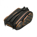 Kuprinė tenisui ir piklbolui su batų skyriumi, tinkama sportinėms kelionėms Black Yellow