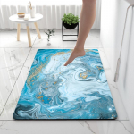 Neslystantis sugeriantis diatomito purvo vonios kambario grindų kilimėlis 60x90 cm