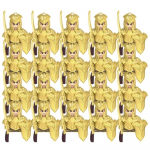 12CM 20vnt Viduramžių Karinis Elfo Gvardijos Armijos Lordas Orkai Nyk&scaron;tukai Kariai Žiedai Vaikai Mini Surinktos Konstruktoriaus Figūrėlės