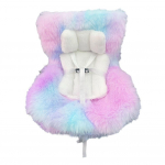 17 cm Lėlės Sėdynė Labubu Miela Mini Sofa Pakabukas Aksesuarai Automobilis Automobilis Dovanos Ornamentas I&scaron;parduotuvė A W2C8 Purple pink-1pcs