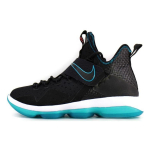 Nike Lebron 14 Patogūs Neslystantys Lengvi Žemi Krep&scaron;inio Batai Vyri&scaron;kas Sportbačio Modelis Juodas Mėlynas 943324-002 43