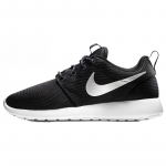 Nike Roshe One Juodi/Metalinio platino balto moteri&scaron;ki sportbačiai 511882-094 36.5