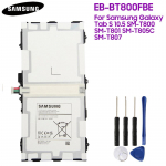Originalus atsarginis akumuliatorius, skirtas Samsung Galaxy Tab S 10.5 SM-T800 7900mAh SM-T801 SM-T805C SM-T807 EB-BT800FBE 7900mAh