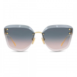 Louis Vuitton Lv Jewel Cat Eye Metaliniai Saulės Akiniai Moteri&scaron;ki Saulės Akiniai Auksiniai Z1626U Gold,F
