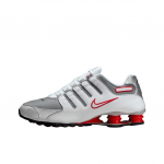 Nike Shox NZ Unisex sportbačiai Balti University-Red-Black-Metallic-Silver 378341-104 42 white