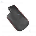 Skirta BMW 3 serijos E46 1998 1999 2000 2001 - 2005 m. Automobilio stilius Mikropluo&scaron;to oda Centrinės konsolės porankių dėžutės apsauginė apdaila A Black-red line