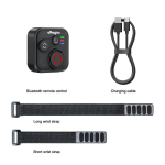 1 rinkinys Insta 360 X5 X4 X3 X2 Go3S Ace Pro 2 8 9 10 11 12 13 Aksesuarai Sportinės kameros Bluetooth Nuotolinio valdymo pultas 1 gray