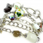 Les Tr&eacute;sors De Lily [E0466] - Bracelet Cr&eacute;ateur 'Douchka' Beige