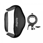 Godox 60 * 60 cm / 24 * 24 colių Flash Softbox difuzoriaus vidinis tinklelis su S2 tipo laikikliu Bowens laikikliu