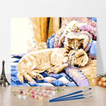 Skaitmeninė aliejinė tapyba &bdquo;Pasidaryk pats&ldquo; tapyba pagal skaičius Skaičiai Aliejinė tapyba Namų dekoravimas Drobė Tapyba pagal skaičius 40x50cm no frame