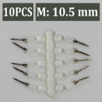 Metalinis masalas Spygliuočių karpių žvejybos reikmenys jauko geluonies smeigtukas su skaidria guma Corn Ronnie Hair Rig karpių tiekimo reikmenys