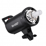 Godox SK400II Profesionalus Kompakti&scaron;kas 400Ws Studijinis Blykstės Stroboskopas su Įmontuotu Godox 2.4G Belaidžiu X EU Plug