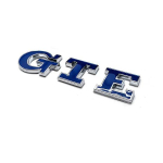 Metal Chrome Sticker GTE Grill and Trunk Emblem Car Logo Badge for Plug in hybrid Golf Passat Touareg Tiguan MK4 5 B5 B6