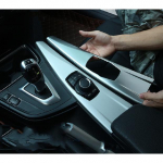 Automobilių priedai Anglies pluo&scaron;to ABS vidaus daugialypės terpės skydelio dangtelio apdaila, skirta BMW 3 serijai F30 F34 4 serijai F33 F36