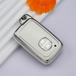 2/3/4 mygtukai Naujas TPU automobilio nuotolinio valdymo pulto rakto dėklo dangtelis skirtas Toyota Camry Prius Land Cruiser Prado 150 Crown Subaru Foreste XV priedams 2 Button Key Case balta