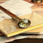 Laikrodžio rankena Tvirta žalvario laikrodis &bdquo;Steampunk&ldquo; Indijos rožių medžio lazda