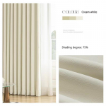 Sūrio ka&scaron;myro &scaron;enilinės tamsios užuolaidos kreminės spalvos &scaron;viesios prabangos paprastas &scaron;iuolaiki&scaron;kas svetainės miegamojo apdaila