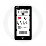 Coque pour Huawei P8 Lite 2017 Billet d'avion Istanbul Turquie