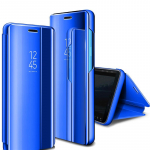 &bdquo;Smart Mirror Anti Drop&ldquo; telefono dėklas, skirtas &bdquo;Samsung Huawei Honor Xiaomi Redmi iPhone OnePlus&ldquo; dangtelis, magnetinis apverčiamas PU oda Samsung S8 mėlyna