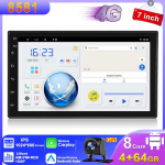 REAKOSOUND 2 Din Android 12 4G NET 7 colių automobilio radijo daugialypės terpės vaizdo grotuvas 2 din Navigacijos GPS FM, skirtas Nissan Kia Honda VW Hyundai 4+64 4G
