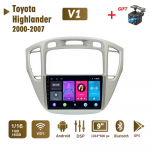 2 din Android automobilio radijas, skirtas Toyota Highlander 2000-2007 Multimedia Carplay WIFI galvos blokas stereo navigacija 2+32GB