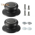 2 vnt puodo dangčio rankenėlių rinkinys Universalus universalus puodo dangčio vir&scaron;aus keitimo rankenėlė, skirta puodo stikliniam puodo dangčiui, kar&scaron;čiui atspari neslystančia rankena Lengvas montavimas 2pcs