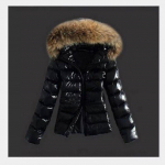 Rudeninė striukė moterims Madingas paltas Moteri&scaron;kas Blizgus vandeniui atsparus žieminis striukė su gobtuvu plius dydžio Parkas Snow Wear 3XL juoda