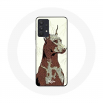 Coque Maniacase pour pour Samsung Galaxy A32 4G Doberman Race de chiens juoda