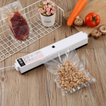 Maisto vakuuminio sandarinimo pakavimo ma&scaron;ina 220 V buitinis maisto vakuuminis sandariklis, plėvelės sandariklis, vakuuminis pakuotojas juoda