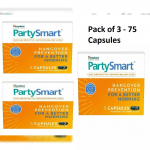 Himalaya PartySmart | Pagirių prevencija geresniam rytui| Palaiko kepenis | 25 kapsulės X 3 pakuotės