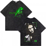 Rock grupė Type O Negative Pakibęs sutemose Gatvės drabužiai Skalbti Vintažiniai Mar&scaron;kinėliai Dideli Mar&scaron;kinėliai Vyrams Moterims Kasdienis Topas XL