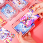 Skaidri Idol Kpop Žvaigždės Po Laikymo Dėžutė Su Atlenkiamu Dangteliu Pocards Laikiklis Mažų Kortelių Kolekcija Kortelių Apsauga nuo Dulkių Laikymo Dėžutė 1PCS