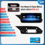 Ossuret 10.25 Android 13 Automobilio radijas 2din I&scaron;manusis Carplay Mercedes Benz W212 E-Class E200 E230 E260 E300 S212 NTG 4.0 4.5 5.0 Multimedija Audio 6W 6G 64G