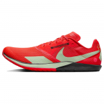 Nike Zoom Rival Waffle 6 Ry&scaron;kiai raudonos, garstyčių žalios unisex sportbačiai Raudoni, juodi DX7998-600 36