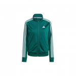 Adidas Primegreen Essentials sportinis &scaron;varkas Spalvų blokas Retro sportinis Stovintis apykaklė Laisvalaikio &scaron;varkas Moteri&scaron;kas &scaron;varkas Mi&scaron;ko žalias IM2821 XS