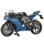 1/12 Kawasaki 600cc Niaja ZX6R lydinio motociklo modelis Simuliacija Metalinis lietas Gatvės motociklo modelis Vaikų žaislas Dovana mėlyna/juoda