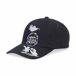 Y-3 Grafinis dangtelis Medvilninis beisbolo kepuraitė Unisex kepurės Juoda 53-KC3339 S