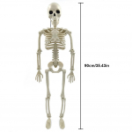 Helovino skeletas 170cm 90cm Siaubo skeletas Statula Judinami Žmogaus formos Kaulai Helovino dekoras Vaiduoklių namo rekvizitai Namų dekoras