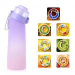 Kvapi vandens butelis su skonio kapsule ir aromato žiedu - Kar&scaron;čiui atsparus puodelis sandėlyje 650ml (Tritan High Temperature Resistant Material) pink