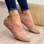 Moteri&scaron;ki bateliai Retro smailia nosimi zom&scaron;iniai plok&scaron;ti batai vasariniai laisvalaikio batai Moteri&scaron;ki kojytės Zapatos De Mujer plius 35-43 dydis 35