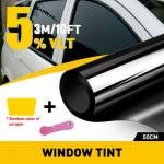 3M Nupjautas Ritinys Langų Tamsinimo Plėvelė 5% VLT 20 X 10' Pėdų Automobilio Namų Biuro Stiklas EOA