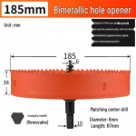 Jundingying 185mm medžio apdirbimo skylė pjūklas