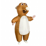 Mielas pripučiamas pelės kostiumas Helovinui ir Kalėdoms - Suaugusiųjų Cosplay ir Pasirodymo apranga Adult 155-190cm brown
