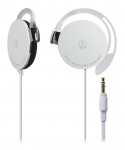 WH laidinės ausinės su baltomis &bdquo;Audio-Technica ATH-EQ300M&ldquo; ausimis apimančiomis ausinėmis, balta